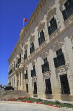 Auberge de Castille palace in city centre of Valletta, Malta completed in 1744