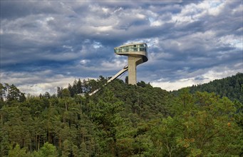 Bergisel ski jump, Bergisel ski jump and the mountains of the Innsbruck Nordkette, Alpine