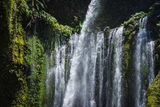 Sendang Gile waterfall, nature, landscape, flowing, river, fresh, clear, clean, environment,