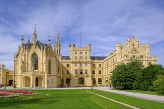 Eisgrub Castle, Lednice Castle, UNESCO, Morava, South Moravia, Moravia, Czech Republic, Europe