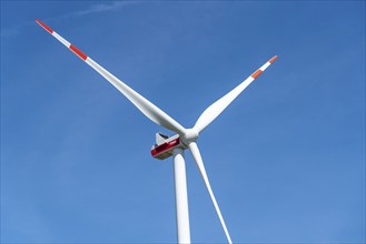 RWE wind power plant near Bergheim-Paffendorf, North Rhine-Westphalia, Germany, Europe