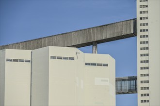 Grain silos, Behala, Westhafen, Moabit, Mitte, Berlin, Germany, Europe