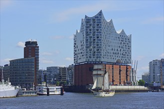 Europe, Germany, Hanseatic City of Hamburg, Elbe, Elbe Philharmonic Hall, Europe