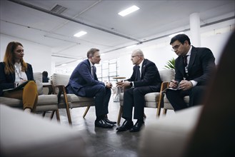 Christian Lindner (FDP), Federal Minister of Finance, meets Mehmet Simsek, Minister of Finance of