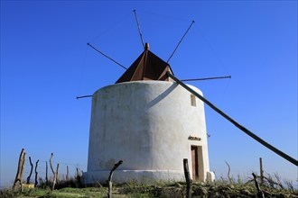 Traditional windmill, Vejer de la Frontera, Cadiz Province, Spain, Europe