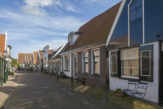 Lane in Oosterend, North Sea island of Texel, North Holland, Netherlands