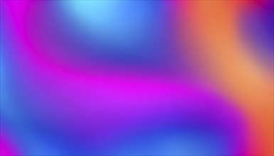 Abstract gradient blur with shades of magenta, blue and orange, creating a smooth and calming