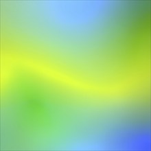 Abstract gradient blur with shades of green, yellow and blue, creating a smooth and calming