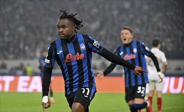 Goal celebration Ademola Lookman Atalanta BC Bergamo (11) Mateo Retegui Atalanta BC Bergamo (32)