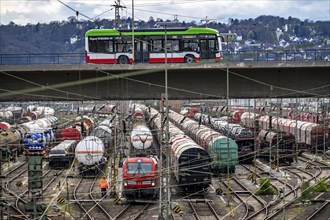 The Hagen-Vorhalle marshalling yard, one of the 9 largest in Germany, is located on the