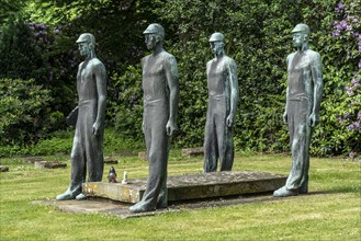 Rotthauser cemetery in Gelsenkirchen, memorial and burial ground of the victims of the mining