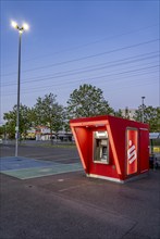 New ATM on the site of a shopping centre in Mülheim-Dümpten, free-standing, should be blast-proof,