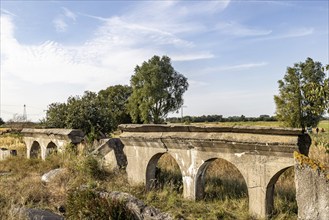 Blasted bunkers in the Peene meadows near the Historical-Technical Museum. National Socialists