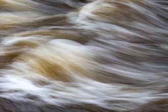 Hunte, river, wave, Goldenstedt, Lower Saxony, Germany, Europe