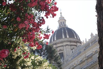 Cathedral in the historic centre of Catania, Sicily, Italy, Europe