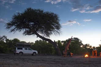 Camping under the evening sky, fire, camping, roof tent, adventure, travel, holiday, adventure