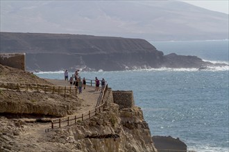 Path to the caves of Ajuy, Cuevas de Ajuy, Fuerteventura, Canary Island, Spain, Europe