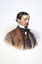 Franz Klein von Wisenberg (1825-1882), German entrepreneur, Historical, digitally restored