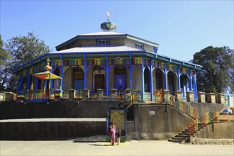 St Mary's Church on Mount Entoto near Addis Ababa, Ethiopia, Africa