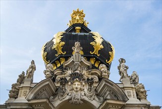 Crown Gate in the Zwinger, park, park complex, architecture, attraction, famous, historical,