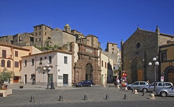 Old town centre of Bolsena, Lazio, Italy, Europe