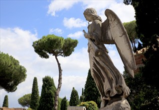 Campo Verano, Cimitero Comunale Monumentale Campo Verano, the largest cemetery in Rome in the