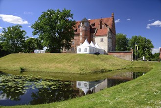 Europe, Germany, Mecklenburg-Western Pomerania, Moltzow, Ulrichshusen Castle, Renaissance building