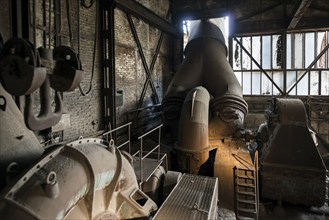 Former steelworks, Völklingen Ironworks, UNESCO World Heritage Site, Völklingen, Saarland, Germany,