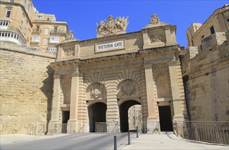 Victoria Gate nineteenth century city entrance gateway, Valletta, Malta built 1885