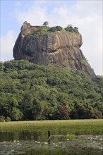 Rock palace at Sigiriya, Central Province, Sri Lanka, Asia