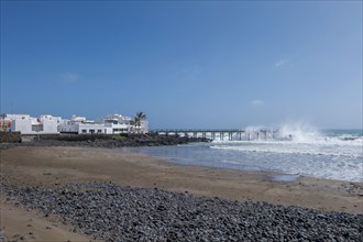 Playa La Garita, Arrieta, Lanzarote, Canary Island, Spain, Europe