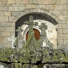 Cemetery cross. Saint-Piere-le-Vieux. Lozere department. Occitanie.France