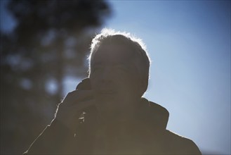 Man Speaking on Telephone with Sunlight. | MR:yes Maurizio CH 20-10-2012