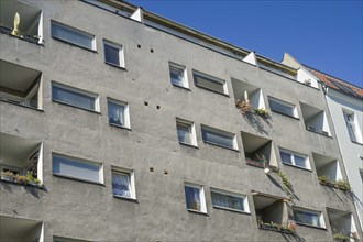 Social housing, residential building, Prinzregentenstraße, Wilmersdorf, Charlottenburg-Wilmersdorf,