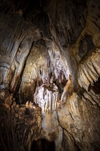 Stalactite cave, Terciopelo Cave, Barra Honda National Park, Costa Rica, Central America