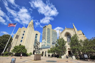 Boston, USA – 17 October, 2017: (BU) Boston University Entrance