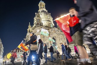 To mark 13 February and the destruction of Dresden in the Second World War, the small right-wing