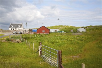 Community gardening project at Northbay, Isle of Barra, Outer Hebrides, Scotland, UK