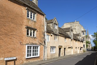 Historic buildings, Church Street, Corsham, Wiltshire, England, UK