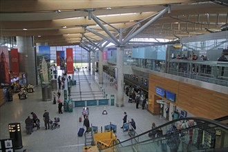 Interior of Cork airport terminal building, County Cork, Ireland, Irish Republic, Europe