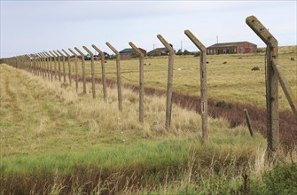 Orford Ness lighthouse Open Day, September 2017, Suffolk, England, UK, military buildings and old