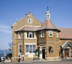 Town council office and tourist information at Hunstanton, north Norfolk coast, England, United