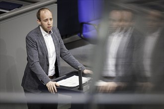 Dennis Rohde, SPD, MdB, recorded during the 152nd session of the German Bundestag. Berlin, 02.02