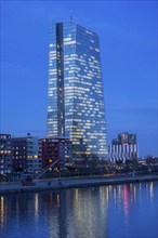 The building of the European Central Bank, ECB, on the Main, in Frankfurt, Hesse, Germany, Europe