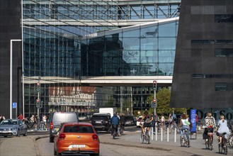 The Danish Royal Library, new building, the so-called Black Diamond, at the harbour, connecting