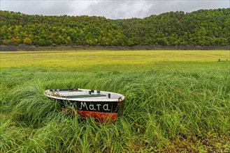 The Edersee, near Waldeck, the third largest reservoir in Germany, is currently only 13% full, the