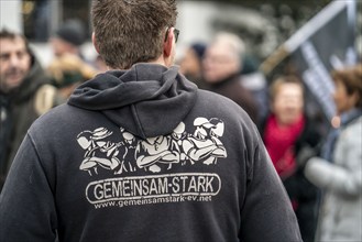 Demo by the group North Rhine-Westphalia Erwacht, a mixture of anti-vaccination activists, lateral