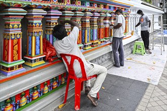 Temple wall painting