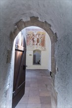 Benedictine monastery Bursfeld on the Weser near Hannoversch Münden. Bursfelde Monastery is a