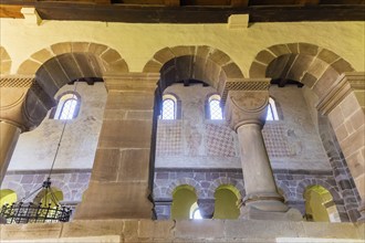 Benedictine monastery Bursfeld on the Weser near Hannoversch Münden. Bursfelde Monastery is a